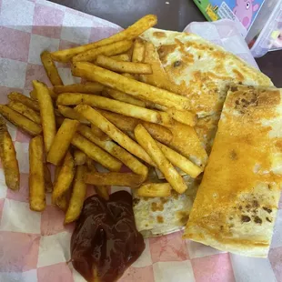 Kid's cheese quesadilla
