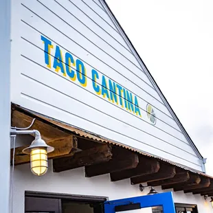 the front of the restaurant