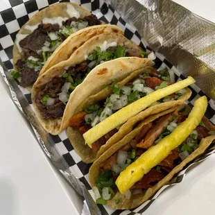 Pirata tacos and Al pastor. Money.....