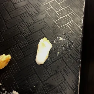 Bone I bit in my burrito!!