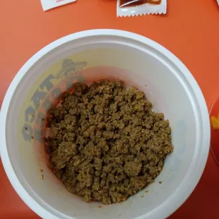 Side of meat is supposed to be HALF full. I won't be back. Go to AZLE instead. It's worth the drive.