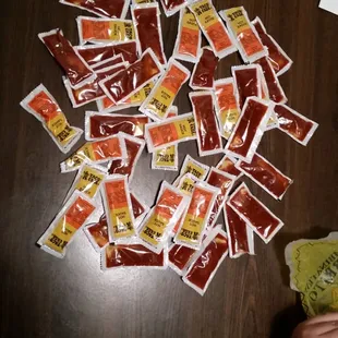 The result when you tell them No sauce when the ask..this is not the first time