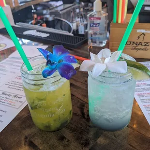 Margarita and mojito