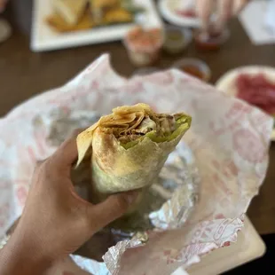 Chile relleno Suadero Burrito