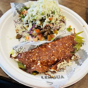 Anaheim Chile and Sope w/ asada