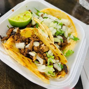 Carne Asada tacos.