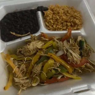 Chicken tinga Fajitas