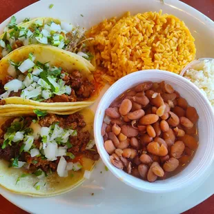 3 Taco platter