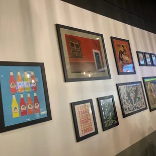 Taco City Bar area