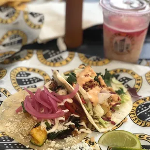 7. Taco Vegetariano  11. Cod Taco
