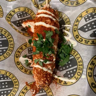$3.99 elote - corn is not fresh. Previously frozen