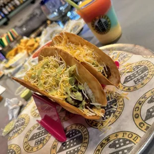 22. Brisket Taco sub crunchy Giant Taco shell