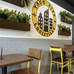 Logo- accent wall.