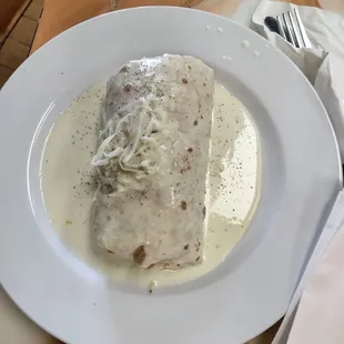 Steak burrito