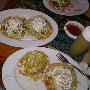 Tostadas (molida and tinga)