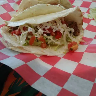 Americana molida tacos