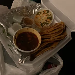 Birria tacos w/ consume