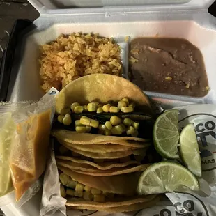 Vegetable tacos
