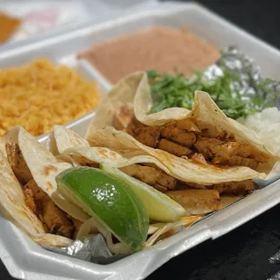 Chicken Taco Plate
