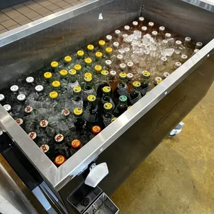 Cold bottle drinks