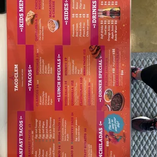 Menu!