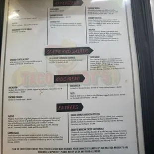 Menu 6/13/23