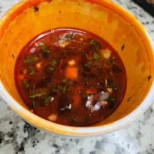 Consome Broth for Tijuana Style Birria QuesaTacos