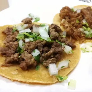 Carne Asada Tacos ($2.10 each).