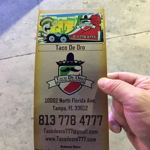Phone number to order