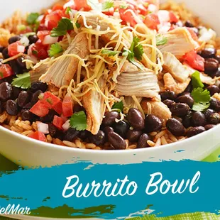 a bowl of burrito bowl