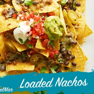 a plate of nachos