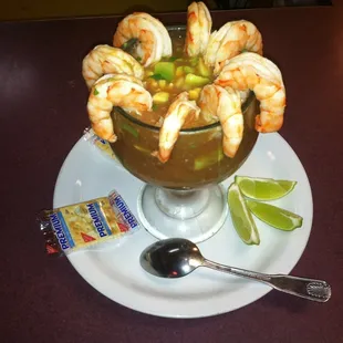 My new fav dish coctel de camarones