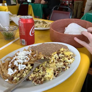 a plate of food on a table