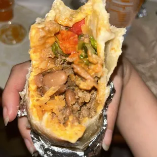 Asked for three Carne Asada Burritos. Two came the same, one didn&apos;t.