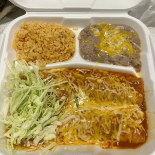 Combo #5 (Beef)- Bland &amp; just forgo the shredded lettuce.