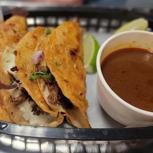 Birria tacos