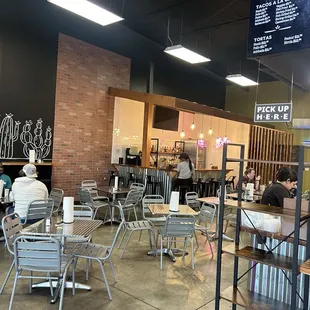 Eating area.