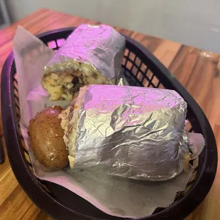 Carna asada burrito