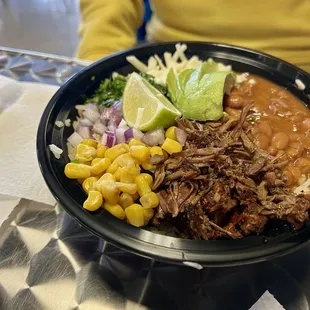 Burrito bowl. January 2024