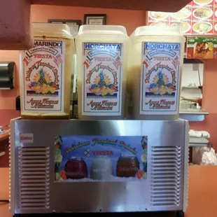 Horchata and tamarindo