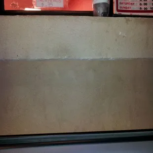 Drivethru window is really high