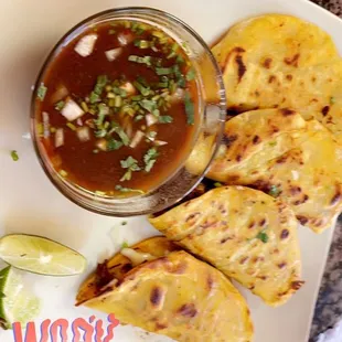 Birria Tacos #14 on the menu.