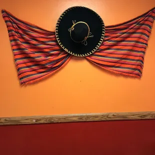 A little of the decorating inside.