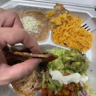 The Pork Chop plate.... Paid about $14-15 for this.... Picture speaks for itself