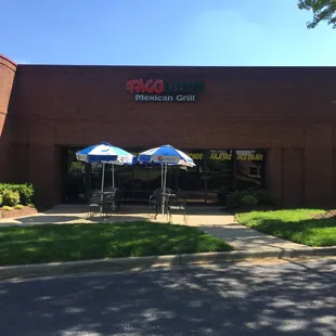 Outside Taco Express