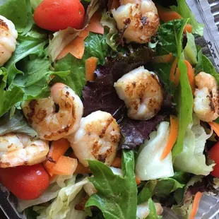 Shrimp house salad