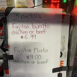 Specials as of 1/2022