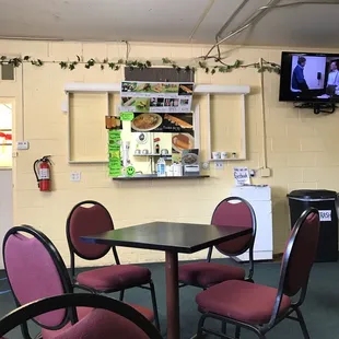 First time here. It was recommended by a friend. Menu is not very large.