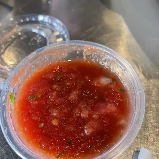 Salsa had flavor!