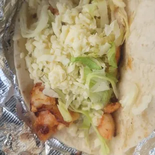 Shrimp taco